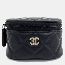 Chanel Black Leather Armband Pocket Mini Bag 1162656