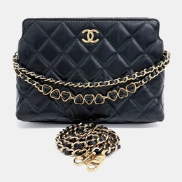 Chanel heart chain shoulder bag 1162516