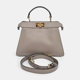 Fendi Beige Leather Peekaboo I SEE U Small bag 1162575