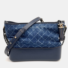 Chanel Blue Denim Denim Gabrielle Hobo Bag 1162508