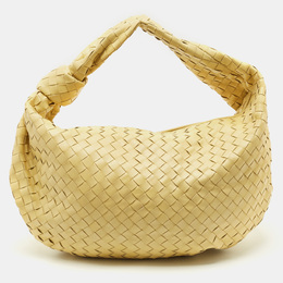 Bottega Veneta Yellow Intrecciato Leather Medium Jodie Hobo 1162199