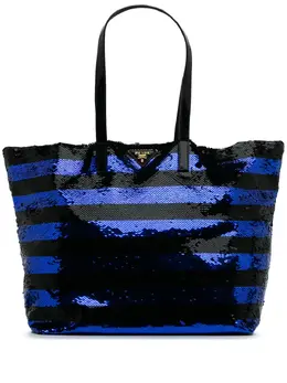 Prada 2000-2024 Sequin Stripes tote bag 30744077