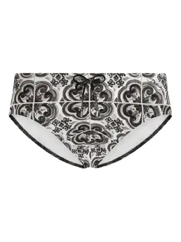 Dolce & Gabbana graphic-print swimming trunks 29691599