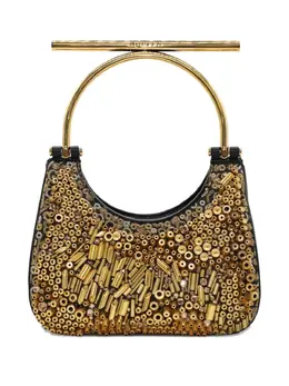 Декорированная мини-сумка Alexander McQueen, золотой 29769644 | золотистый