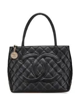 Chanel 2000-2002 Caviar Medallion tote bag 30727177