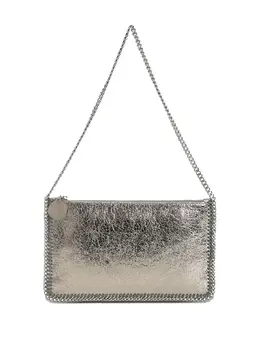 Stella McCartney Falabella metallic clutch bag 30455488