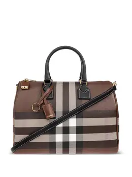 Сумка-сэтчел в клетку Burberry, коричневый 29788789 | коричневый