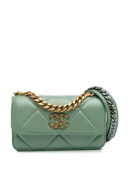 Chanel 2021-2025 Quilted Lambskin 19 Wallet on Chain satchel 30748258
