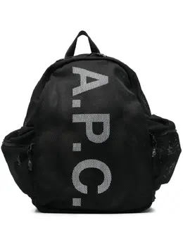 A.P.C. logo-print backpack 30569772