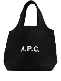 A.P.C. logo-print tote bag 30571529
