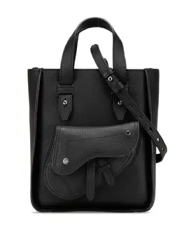 Christian Dior 2019 Mini Grained Calfskin Saddle Tote satchel 30788630