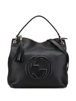 Gucci 2000-2015 Large Pebbled Calfskin Soho Convertible Hobo satchel 30786939