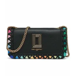 Сумка клатч Karl Lagerfeld KOSETTE RAINBOW STITCH, фактура зернистая, black 4371915292