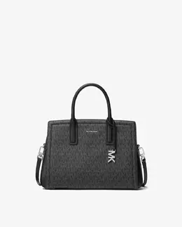 Женская сумка-портфель Laila с логотипами Michael Kors, черный mp_0478263_30r5s9is6b | negro