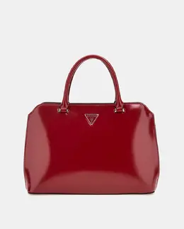 Сумка из лакированной кожи с застежкой-молнией Guess, красный a53091116 | rojo