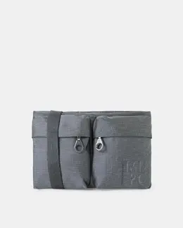 Сумка через плечо с двумя карманами и регулируемой ручкой Mandarina Duck, темно-серый a52828121 | gris oscuro