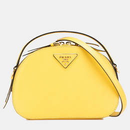 Prada Yellow Saffiano Lux Odette Satchel 1162974