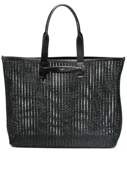 Dolce & Gabbana-Borsa Tote Con Design Intrecciato-Uomo 52002263302484