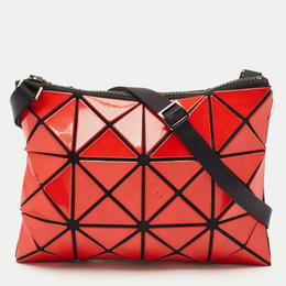 Issey Miyake Red Vinyl Bao Bao Crossbody Bag 1163367