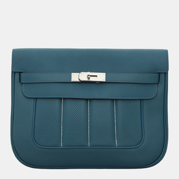 Hermes Blue Berline 28 Shoulder Bag 1163062