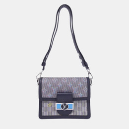 Louis Vuitton Blue Monogram Leather Dauphine Mini Shoulder Bag 1145160