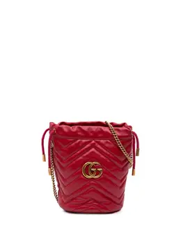 Gucci 2016-2024 Small GG Marmont Matelasse Leather bucket bag 30815218