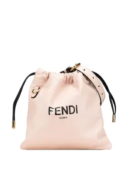 Fendi 2010-2025 Small Leather Logo Drawstring crossbody bag 30838164