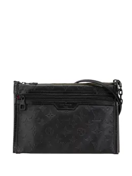 Louis Vuitton 2019 Monogram Shadow Double Flat Messenger crossbody bag 30835923