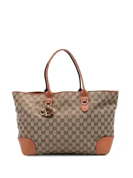 Gucci 2016-2024 GG Canvas Heart Bit tote bag 30814815