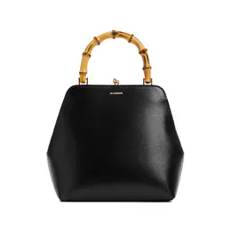 Jil Sander-Black Goji Square Sm Bamboo Bag-Donna 51976879669588