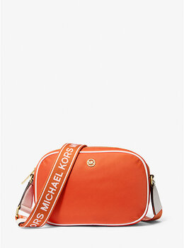 Jet set средняя нейлоновая сумка через плечо для камеры Michael Kors, красный 35s5gtvc2c | red clay