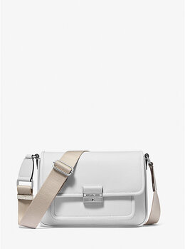 Кожаная сумка-мессенджер Bradshaw среднего размера Michael Kors, белый 35r5s2bm8l | optic white