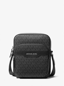 Мини-Сумка для авиаперелетов с фирменным логотипом Hudson Michael Kors, черный 33t5lhdm0b | black