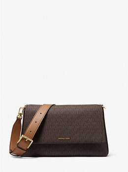 Сумка через плечо Nessa с большим фирменным логотипом Michael Kors, мультиколор 30t5g8zm3b | brn/acorn