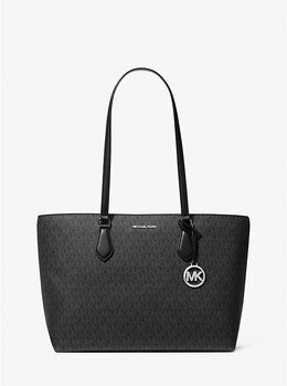 Большая сумка-тоут с фирменным логотипом Sheila Michael Kors, черный 35t4s6ht3b | black