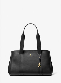 Большая сумка Romee из шагреневой кожи Michael Kors, черный 30t5g1zt7l | black