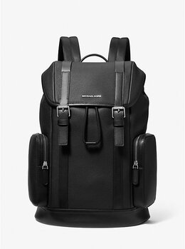Рюкзак из шагреневой кожи Hudson Michael Kors, черный 33s5lhdb8l | black