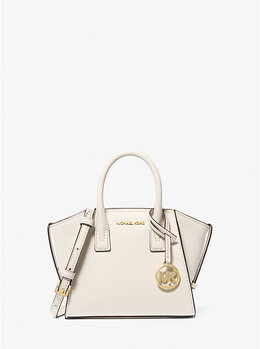 Сумка Avril очень маленького размера из кожи и замши Michael Kors, бежевый 35f4g4vc0l | lt cream