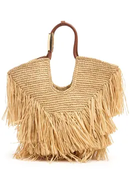 Zimmermann Goldentime Small Fringed Tote 82iznf001-tkfu0