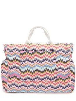 Missoni Printed Nylon Diaper Bag 82izpn033-nti4tum1