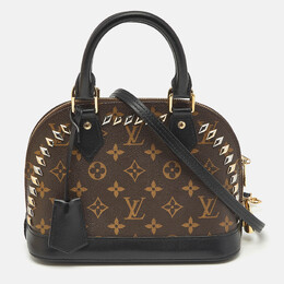 Louis Vuitton Monogram Canvas Macassar Studded Alma BB Bag 1163445