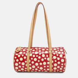 Louis Vuitton Rouge Monogram Vernis Leather Dot Infinity Papillon Shoulder Bag 1153941