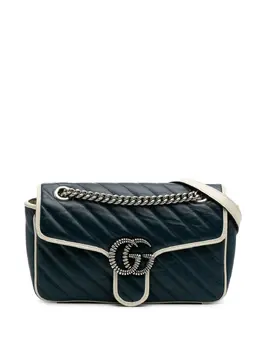 Gucci 2016-2024 Small GG Marmont Matelasse Leather Torchon Flap crossbody bag 30844402