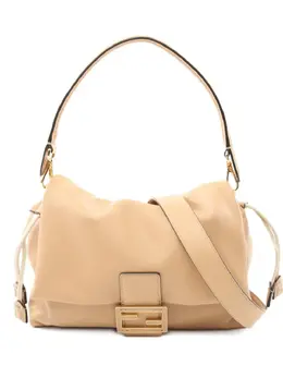 Fendi 2020s medium Mamma ruched leather shoulder bag 30454806