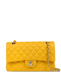 Chanel 2014 medium Double Flap leather shoulder bag 30615866