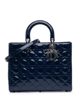 Christian Dior 2013 Large Patent Cannage Lady Dior satchel 30807703