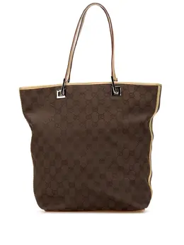 Gucci 2000-2015 GG Canvas Web Bucket tote bag 30840552