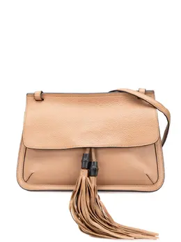 Gucci 2000-2015 Medium Leather Bamboo Daily crossbody bag 30817824