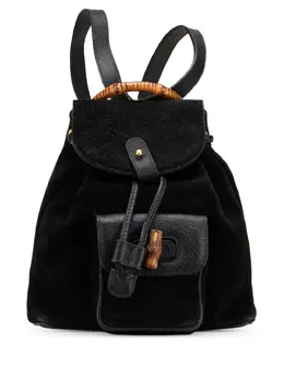 Gucci 20th Century Bamboo Suede backpack 30843579