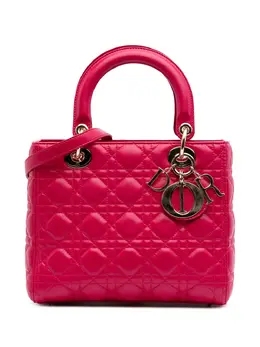 Christian Dior 2015 Medium Lambskin Cannage Lady Dior satchel 30841005